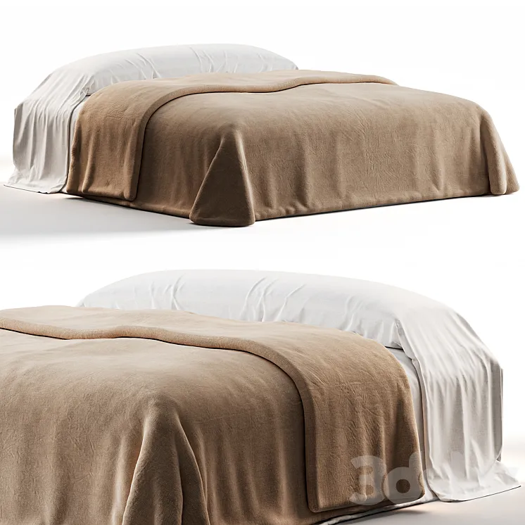 Bed linen zara home 13 3DS Max Model