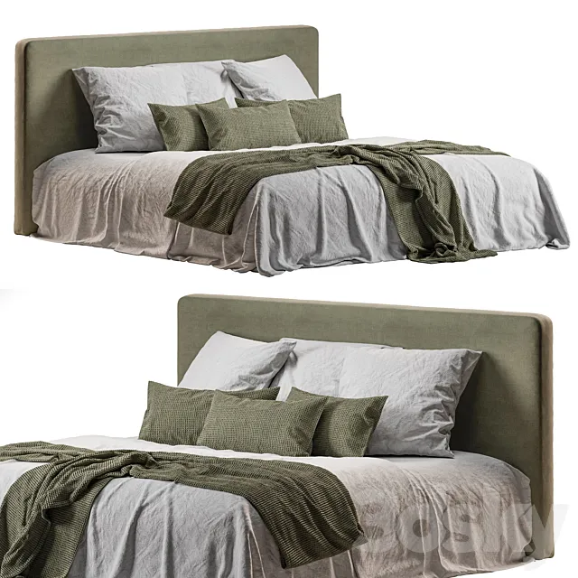 Bed linen zara home 15 3ds Max