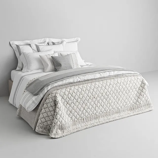 Bed Linen Zara Home 3DSMax File