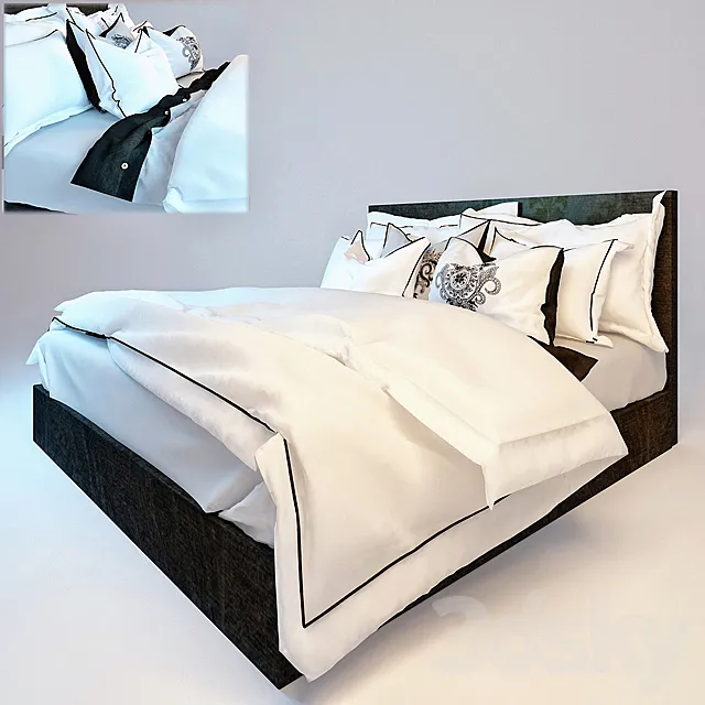 bed linens 3DSMax File
