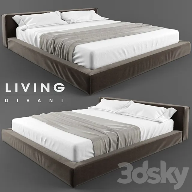 Bed living divani 3DSMax File