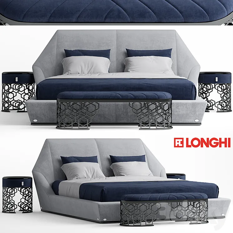 Bed longhi Yume 3DS Max