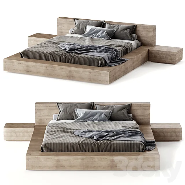 Bed Madra by Ethnicraft 3ds Max