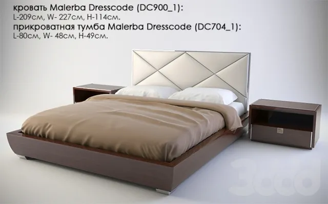bed Malerba Dresscode (DC900_1) 3dsMax Model