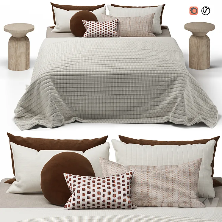 bed Massimo Quilt 3DS Max