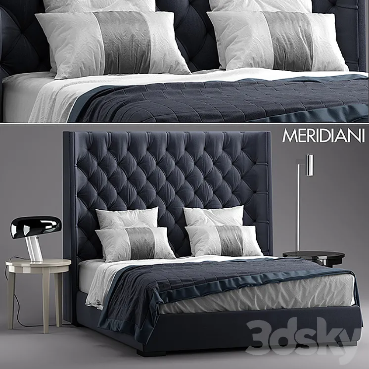 Bed Meridiani TURMAN 3DS Max