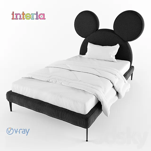 Bed Mickey 3DSMax File