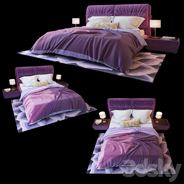 Bed Milan Blest 3DS Max
