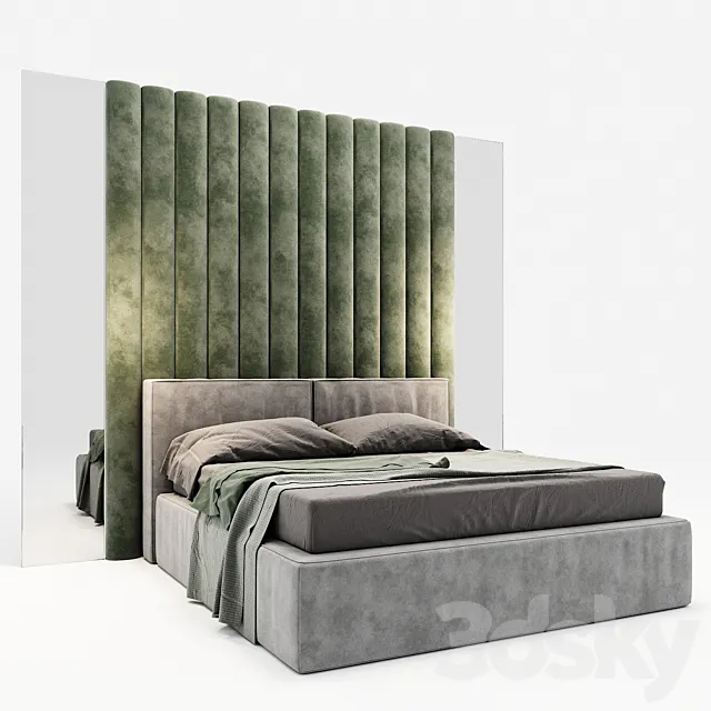 Bed Modern 3DS Max Model