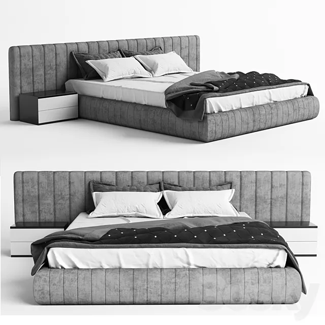 Bed modern 3ds Max