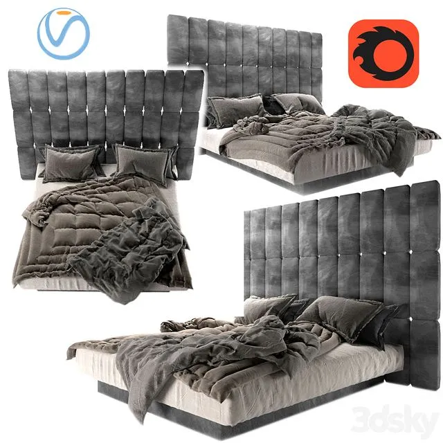 Bed moon 3dsMax Model