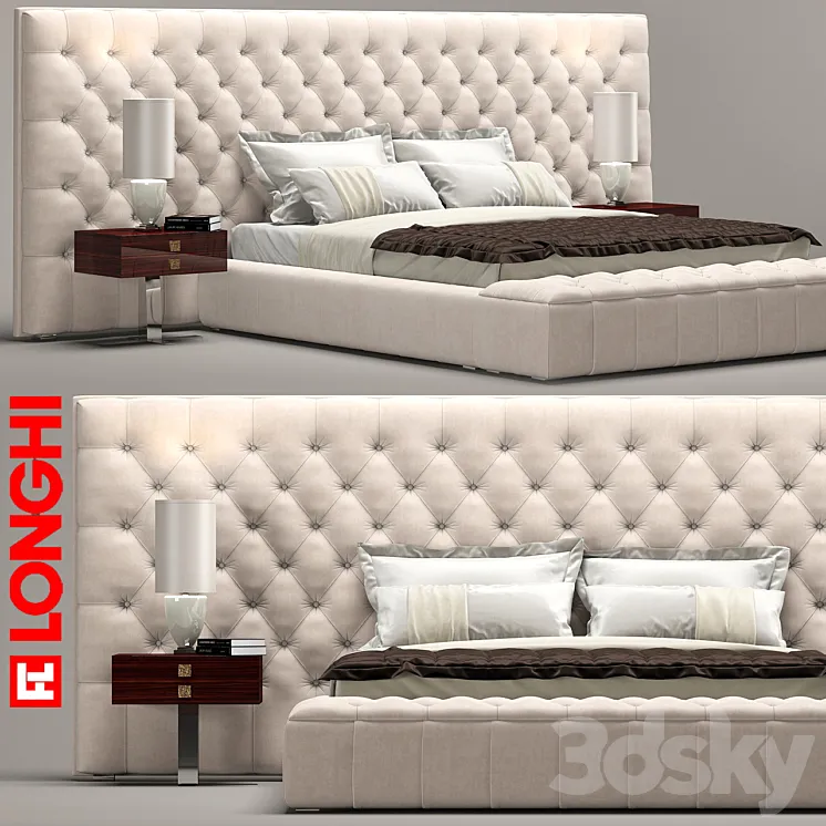 Bed Napaleon Longhi 3DS Max