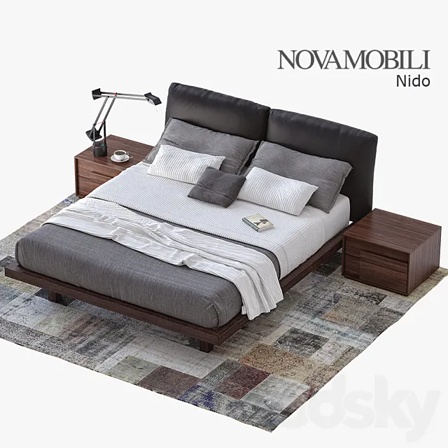 Bed Novamobili Nido 3DSMax File