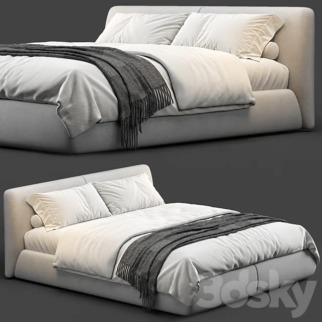 Bed one mebel Nuvo 3DSMax File