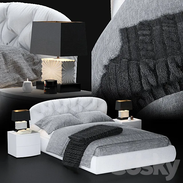 Bed People MAB 3ds Max