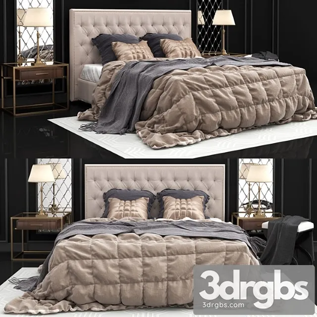 Bed restoration hardware adler 2 3dsmax Download