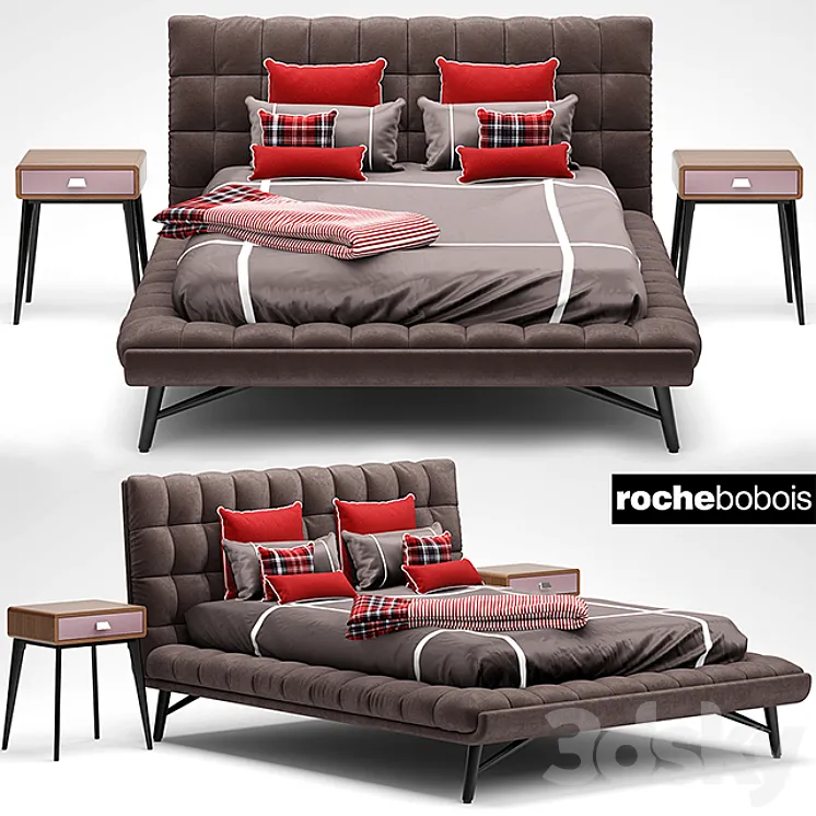 Bed roche bobois LIT BED PROFILE 3DS Max