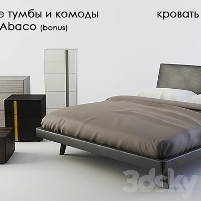 bed SanGiacomo Febo 3.0 3DS Max Model