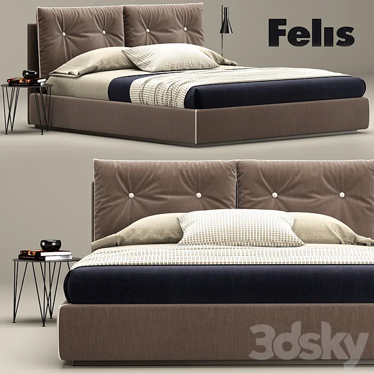 Bed Scotty Felis 3DS Max