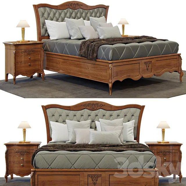 Bed Signorini & Coco – Certosa 3ds Max