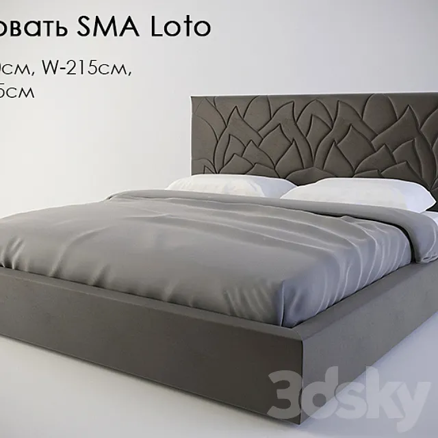 bed SMA Loto 3DS Max Model