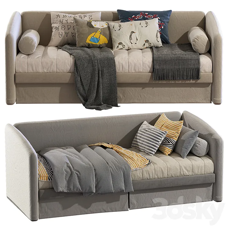 Bed sofa CARLETTO PLUS \/ Dema 3DS Max
