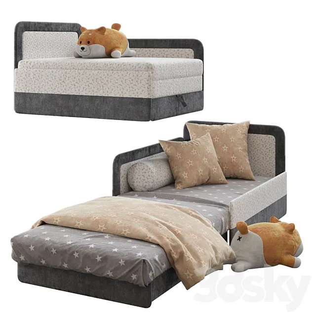 Bed sofa Mini 3DSMax File