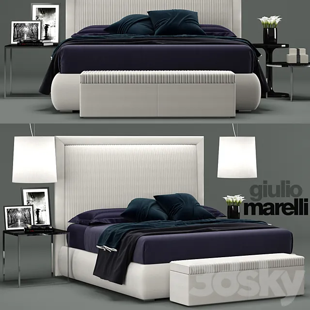 Bed Spencer Giulio Marelli 3ds Max