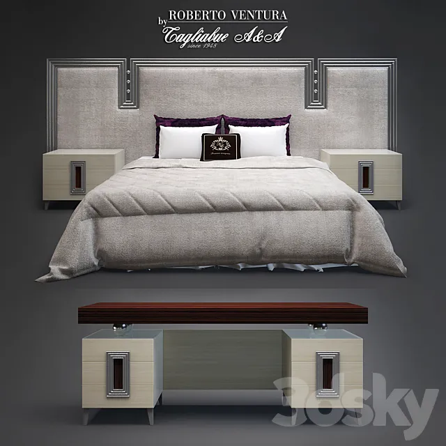 Bed Spheres by Roberto Ventura 3DS Max Model