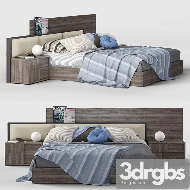 Bed status futura gray 2 3dsmax Download