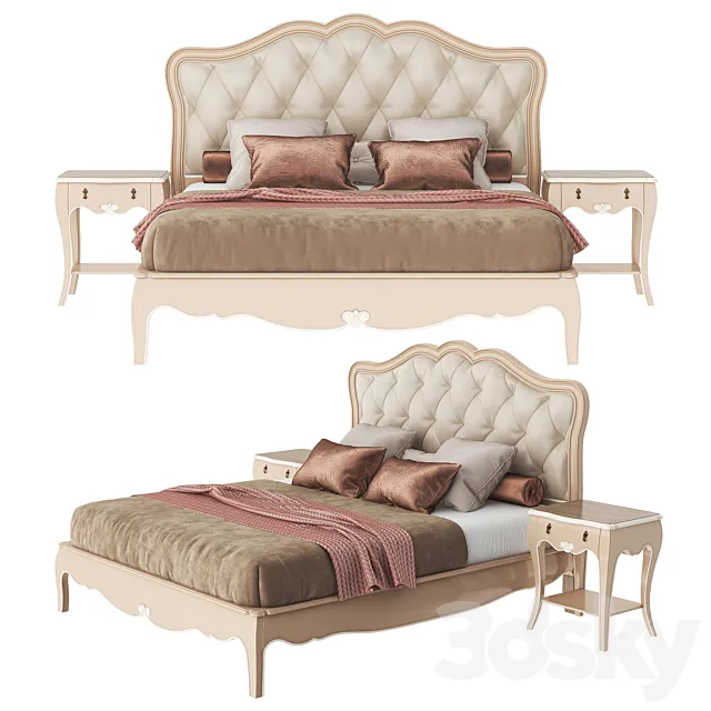 Bed stella del mobile-bed 3ds Max