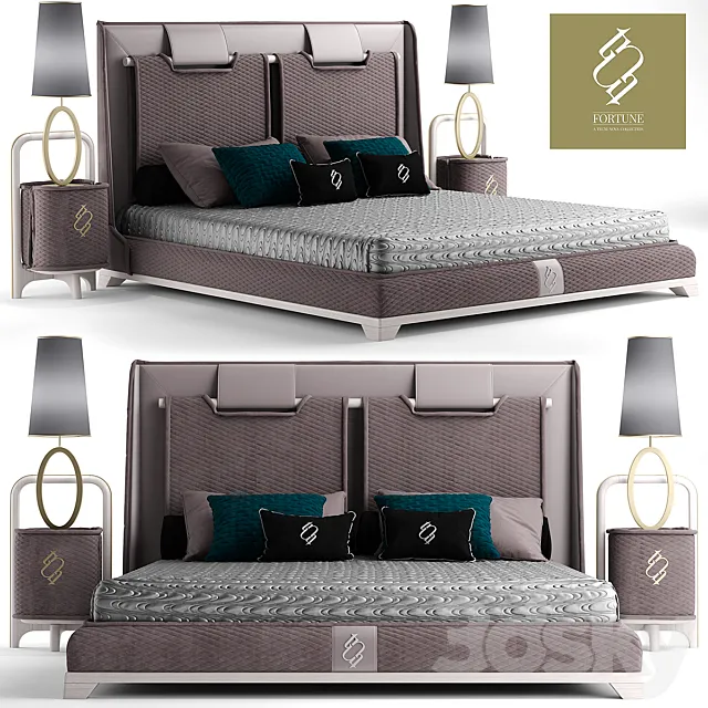 Bed tecninova cabezal cbanera fortune 3DS Max Model