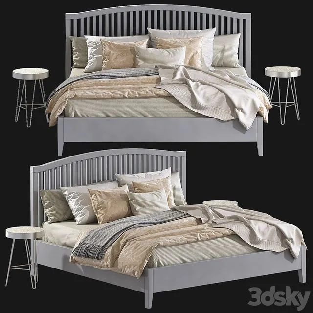 Bed TISSEDAL IKEA 3dsMax Model