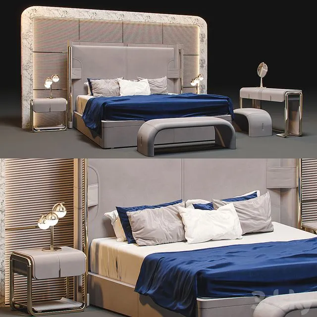 Bed Turri Eclipse 3dsMax Model