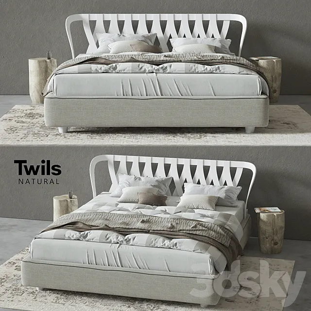 Bed Twils NATURAL 3DSMax File