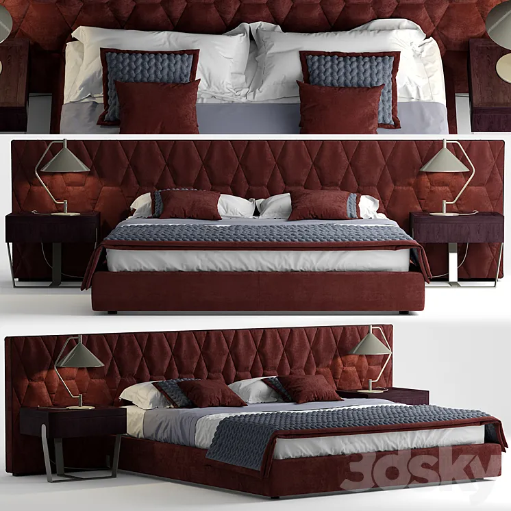 Bed ulivi cesar bed 3DS Max