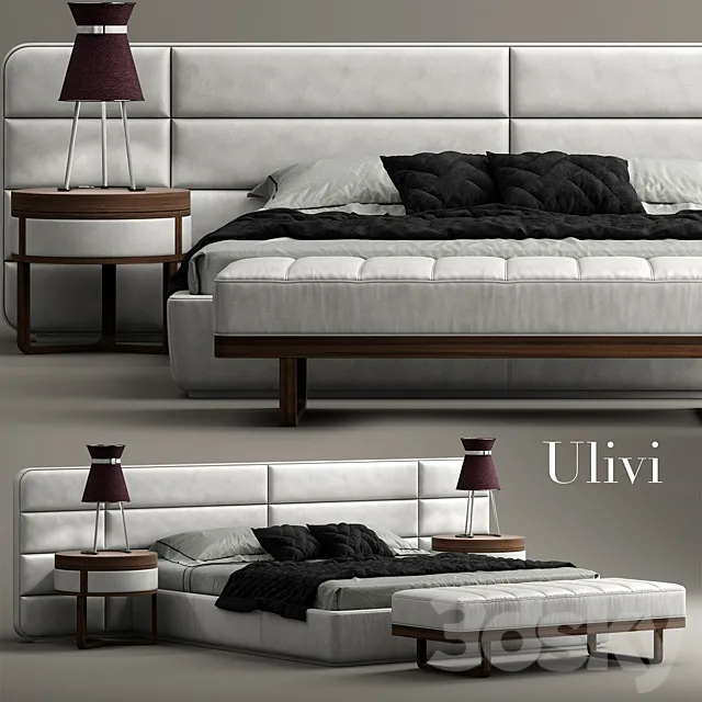 Bed ulivi MASTER 3DSMax File