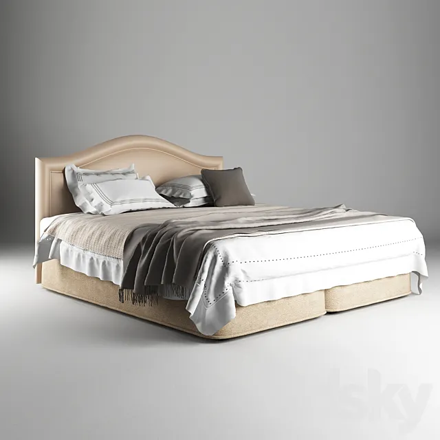 Bed VI-Spring Shetland 3DS Max Model