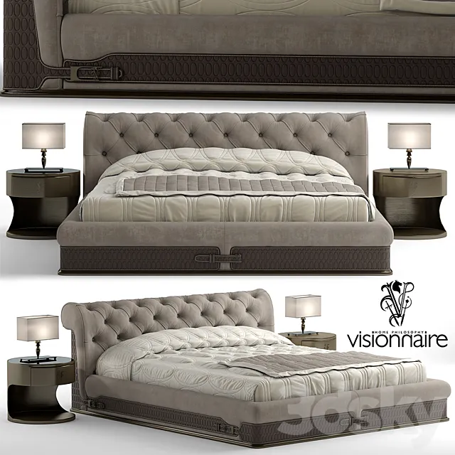 Bed visionnaire chester laurence 3DSMax File