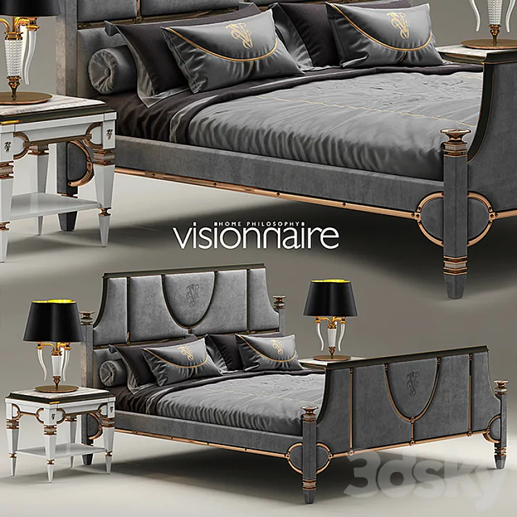 Bed visionnaire windsor master 3DS Max