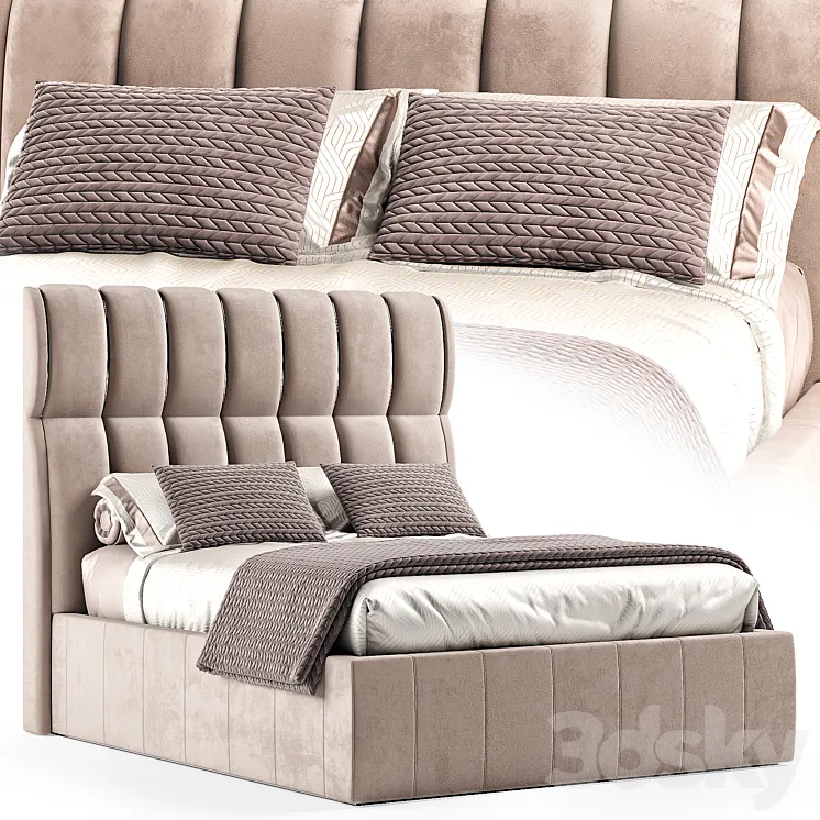 Bed Volpi INES 3DS Max