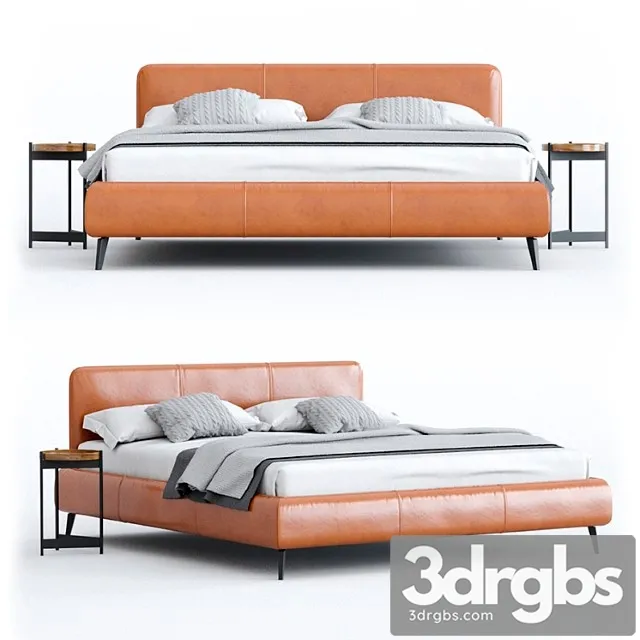 Bed with aris grille ditre italia factory relax collection collection 2 3dsmax Download