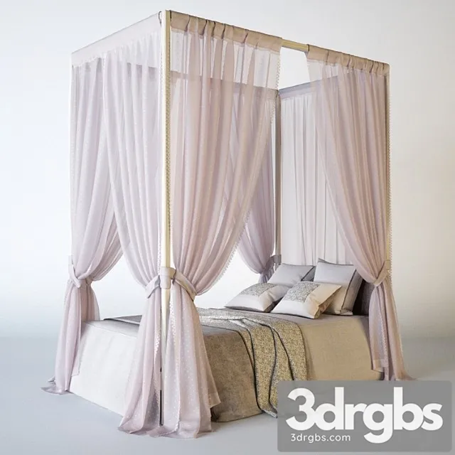 Bed With Canopy 27 3dsmax Download