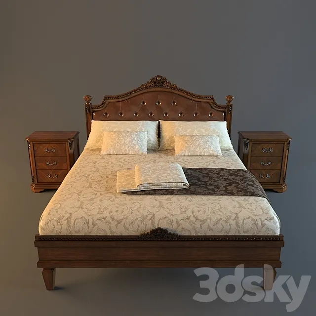 bed with thumbs Bamar 3DSMax File