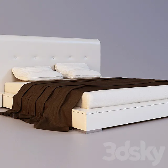bed with two thumbs Bo Concept Beds-AQ00 3DSMax File