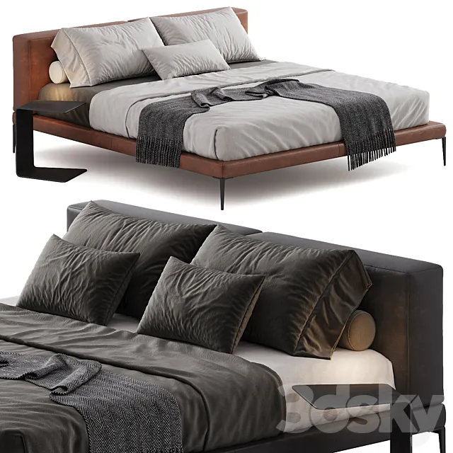 Bed Wittmann JOYCE CUSHION 3ds Max