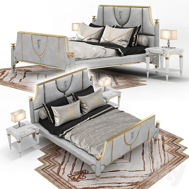 Bed WOTTON METAL (Visionnaire) 3ds Max
