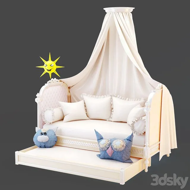 Bed_kinder2 3dsMax Model