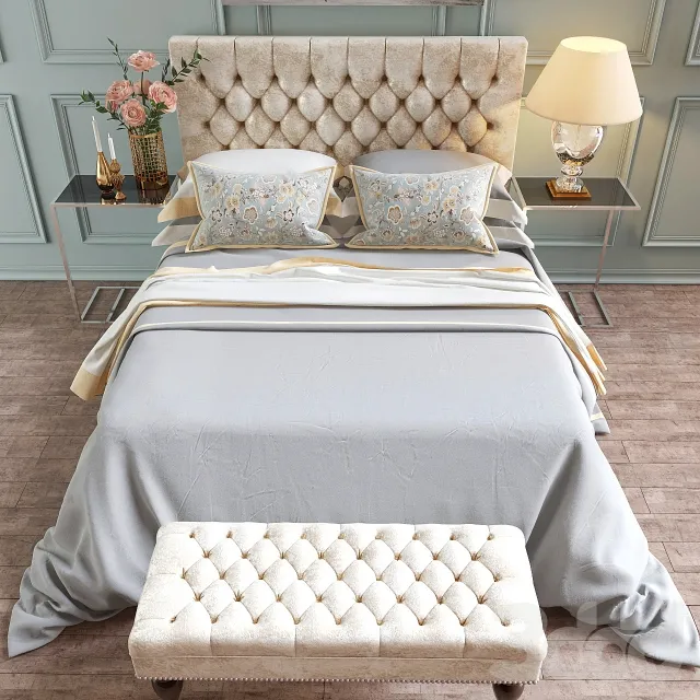 Bedding Collection Togas House of Textiles 3dsMax Model