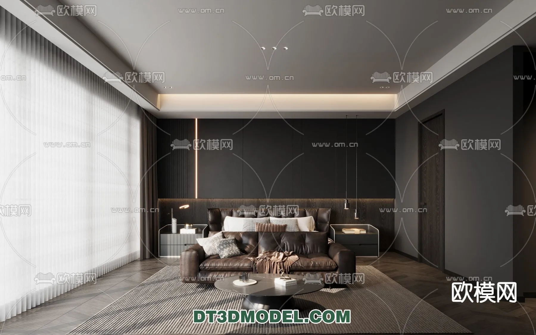 Bedroom – Italian Style – Interior 3D Scene – 039